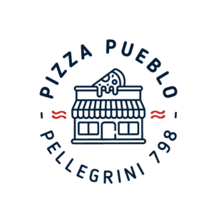 Logo pizza pueblo pizzeria